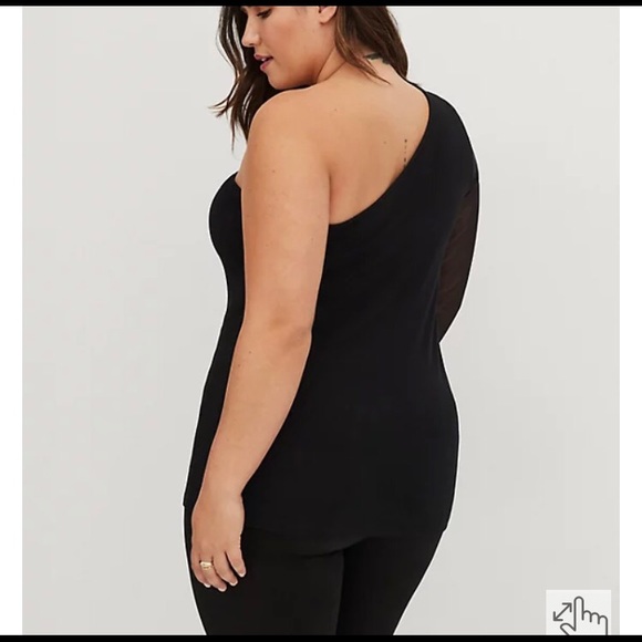 COPY - TORRID Foxy One Shoulder Top - Picture 2 of 3